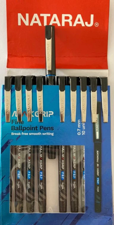 NATARAJ PEN MAX GRIP - BLUE