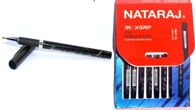 NATARAJ PEN MAX GRIP - BLACK