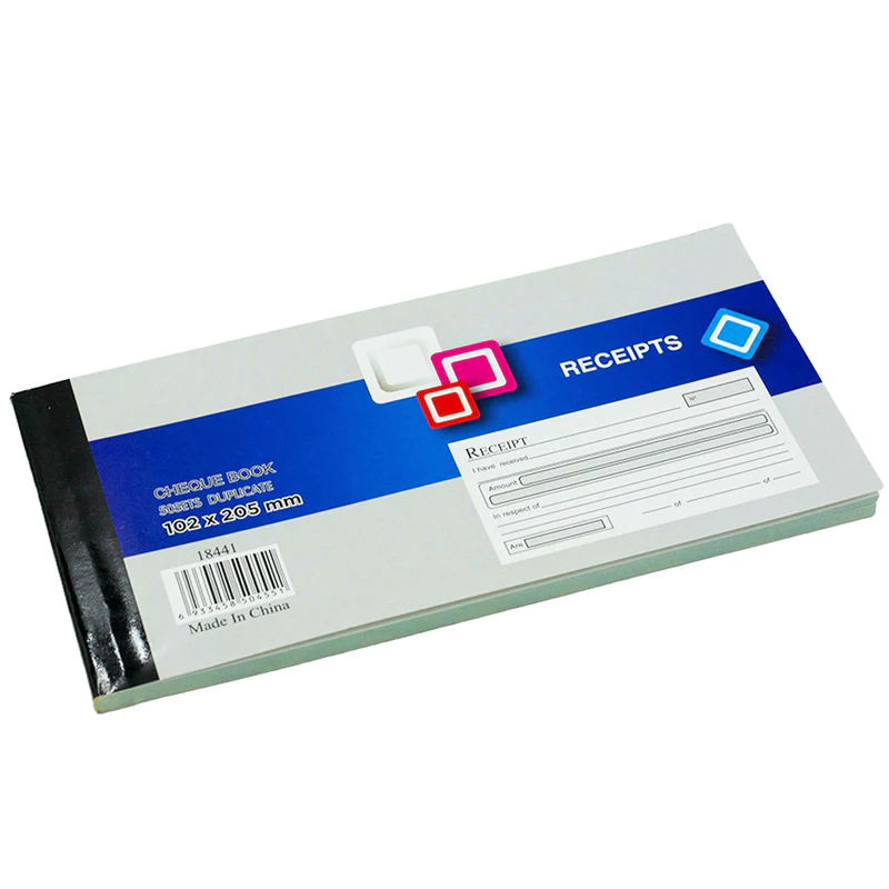 RECEIPT CHEQUE BOOK