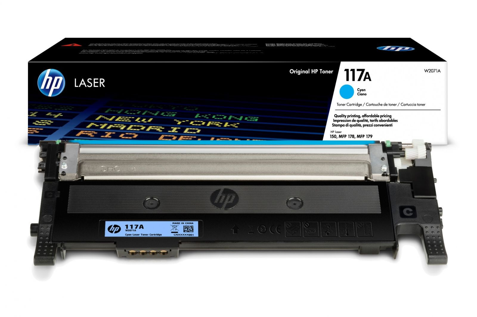 HP toner 117a cyan original