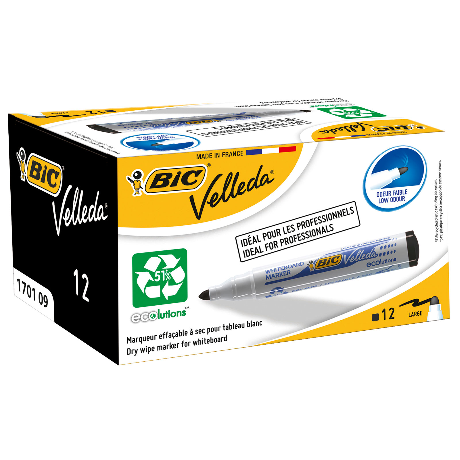 BIC WHITEBOARD MARKER - BLACK