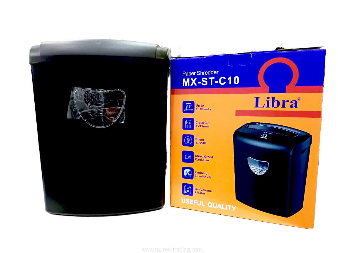 LIBRA PAPER SHREDDER  MX-ST-C10